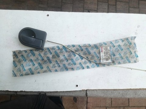 DAEWOO TICO ciegno klamka wewnetrzna przednia prawa szara