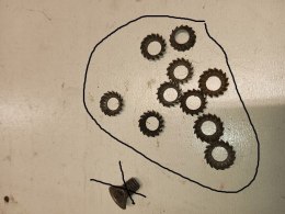 Fiat 125p 126p polonez podkladka wkreta zamka drzwi 10szt