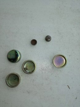 Fiat 125p polonez brok zaslepki walu korbowego 6szt