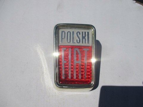 Fiat 125p znaczek emblemat POLSKI FIAT oryginalny